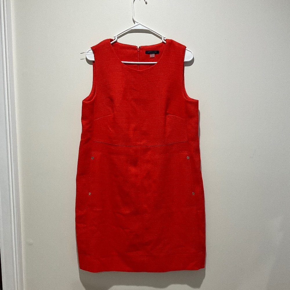 Tommy Hilfiger Orange Shift Dress